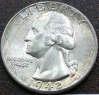 US 1942 Washington Quarter **