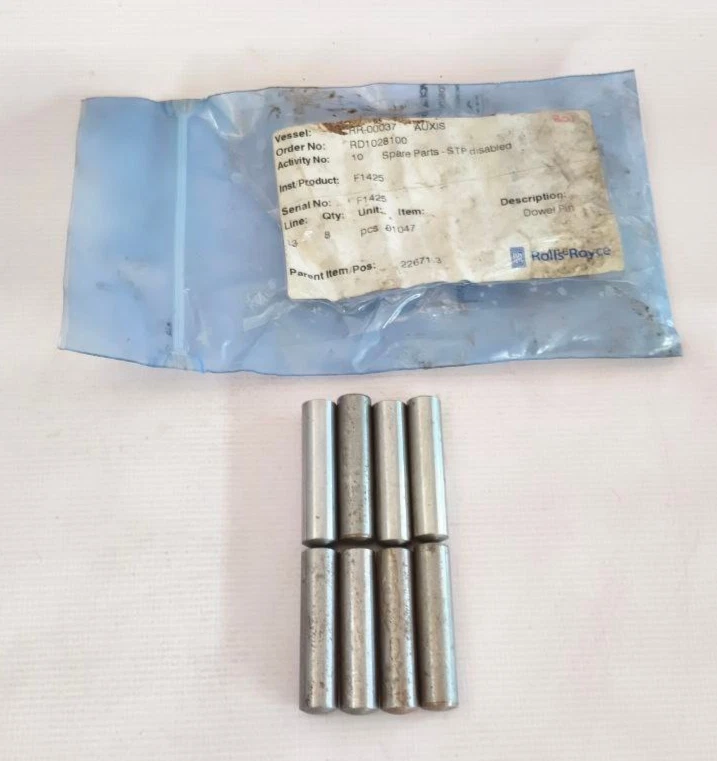 LOT OF 8 ROLLS-ROYCE 91047 DOWEL PIN *NEW* FAST SHIPPING