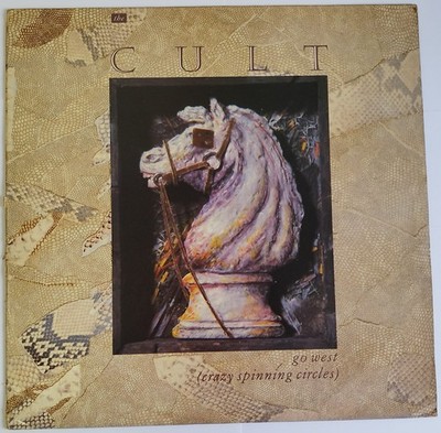 The Cult Go West (Crazy Spinning Circles) LP Vinilo 12'' 45 RPM UK 1984