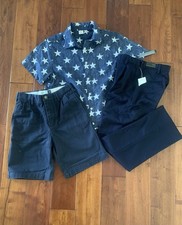 Boys Sz 10 Slim Shorts Pants Shirt Lot Adjustable Waist GAP Nordstrom Gymboree
