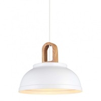 Weiß Braun Klassisch Skandinavisch HäNgelampe Pendelleuchte 1X40W/E27