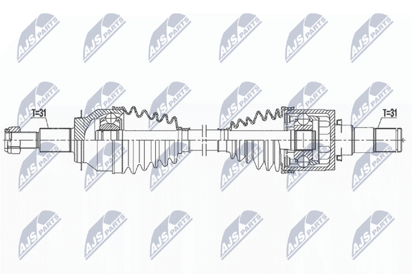 Antriebswelle Nty NPW-MZ-080 FüR Mazda Cx Ke Gh Keefw Awd Keeaw KE2FW KE102-image