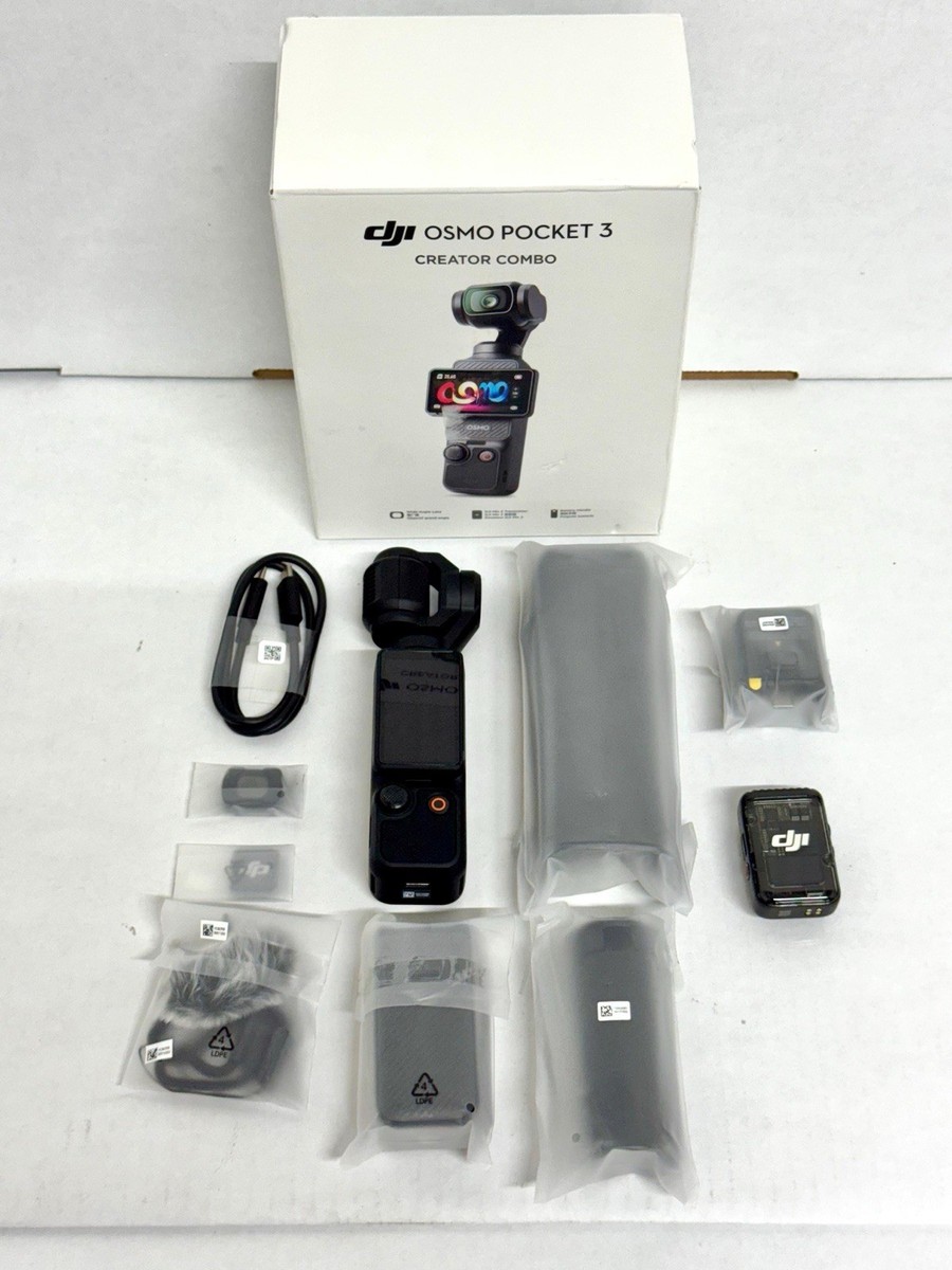 DJI Osmo Pocket 3 Compact 4K Gimbal Camera ActiveTrack 6.0