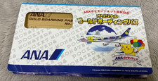 ANA Pokemon Mew Gold Boarding Pass Limited Edition Pocket Monsters Card Japan