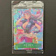 Nico Robin P-111 P ASIA PROMO One Piece Mini-tin Pack Set vol.2 Japanese SEALED