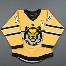 2022-23 McKenna Brand Boston Pride Game Worn NWHL Jersey PHF MeiGray