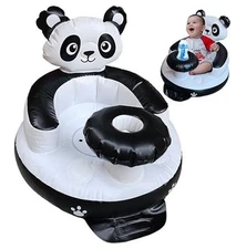 Inflatable Baby Seat with Tray – Comfortable Sit-Me-Up Chair, Built-in Air 