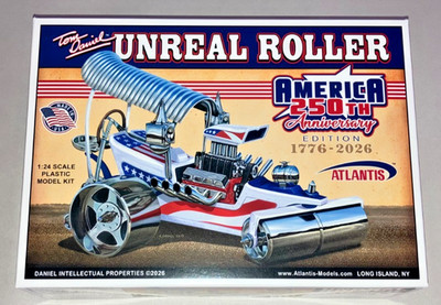Atlantis America 250th Anniversary Unreal Roller Tom Daniel 1:24 model car kit
