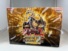 Yugioh 1st Edition Rise of The Dragon Lords Structure Deck Display Sealed Mint