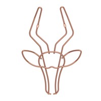 Metaltex 370104000 Safari Wandgarderobe Antilope 30 X 38 Cm, Polytherm Copper