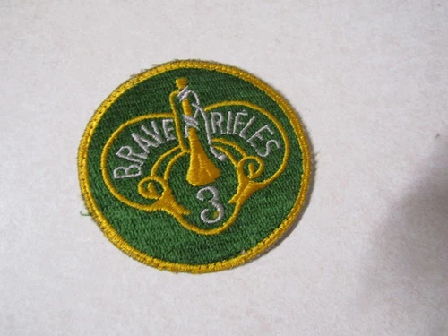 GENUINE MILITARY PATCH SEW ON POST WW2 ERA US ARMY 3RD ACR ARMORED CAVALRY REGT