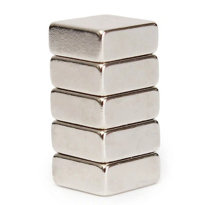 ECMAGNET 10pcs 10mm x 10mm x 4mm Rare Earth NdFeb Square Block Neodymium Magnets
