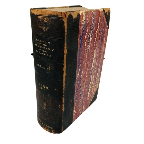 Annual Report Secretary of the Treasury State of Finance George Shoup 1892 Idaho - 第 1/12 張圖片