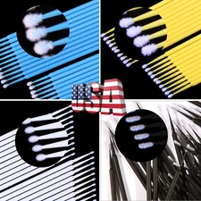 100 pcs micro applicator micro brush Regular fine ultrafine dental beauty