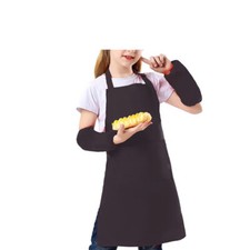 Van Der Linn Kids Apron With Pocket Unisex Kitchen Bib Baking Catering Art Craft