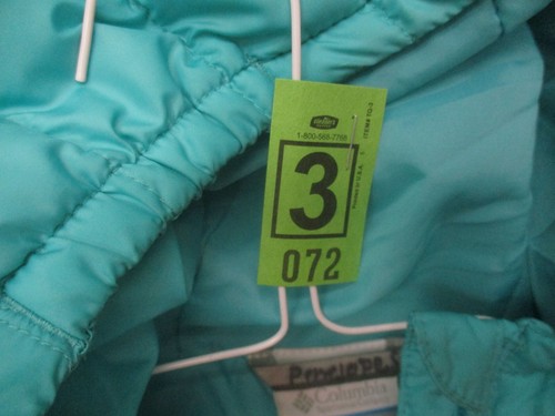 Columbia Size 4T Kids Unisex Blue Full Zip Hood Pocket Warm Insulated Jacket 072 - Picture 6 of 6