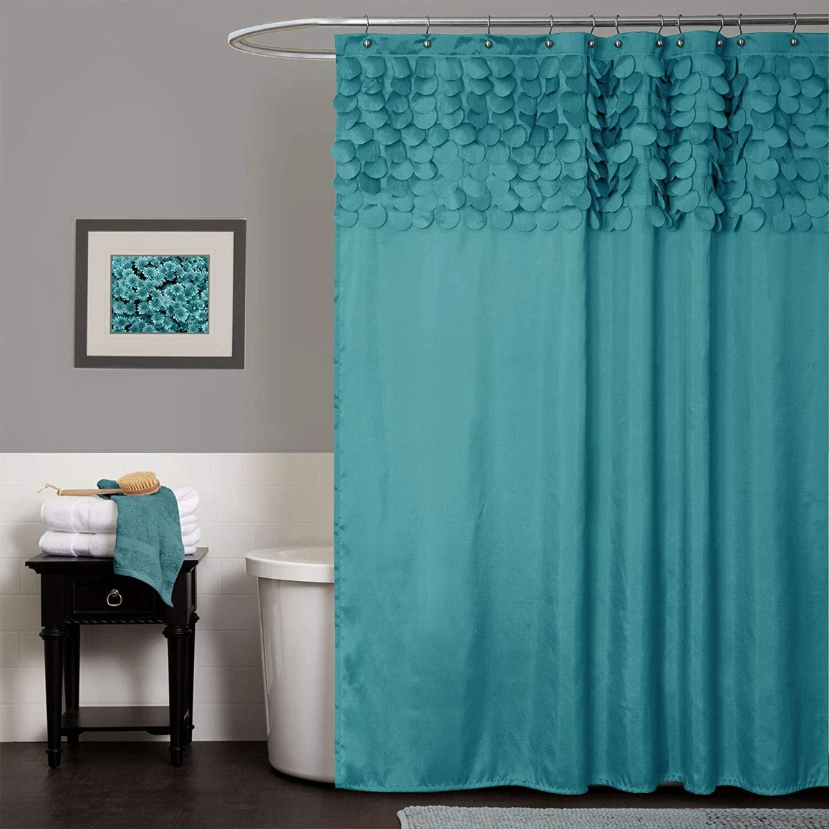 Lush decor discount shower curtain