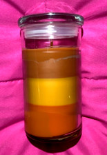 Yankee Candle Harvest Trio 12 oz Original Glass Candle Jar Rare New