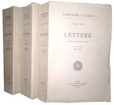 TESTI " Lettere " 3 Volumi 1967 - Letteratura Poesia Storia Classici Seicento