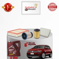 Kit Wartung 4 Filter Und ÖL VW Tiguan II 2.0 TDI 140KW 190PS Ab 2016