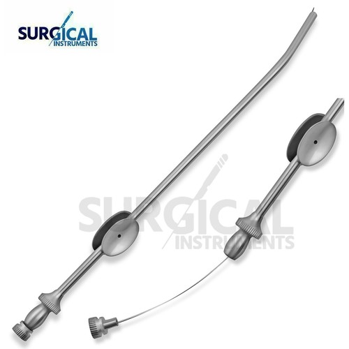 Tubo de succión ADSON 8" (20,3 cm), 15 francés (5 mm) acero inoxidable grado alemán - Imagen 2 de 8