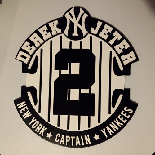 12 INCH 3D DEREK JETER NEW YORK YANKEES HOF BASEBALL PLAQUE SIGN - Picture 2 of 12