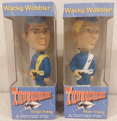 WACKY WOBBLERS THUNDERBIRDS VIRGIL/ALAN TRACY NEW IN BOX