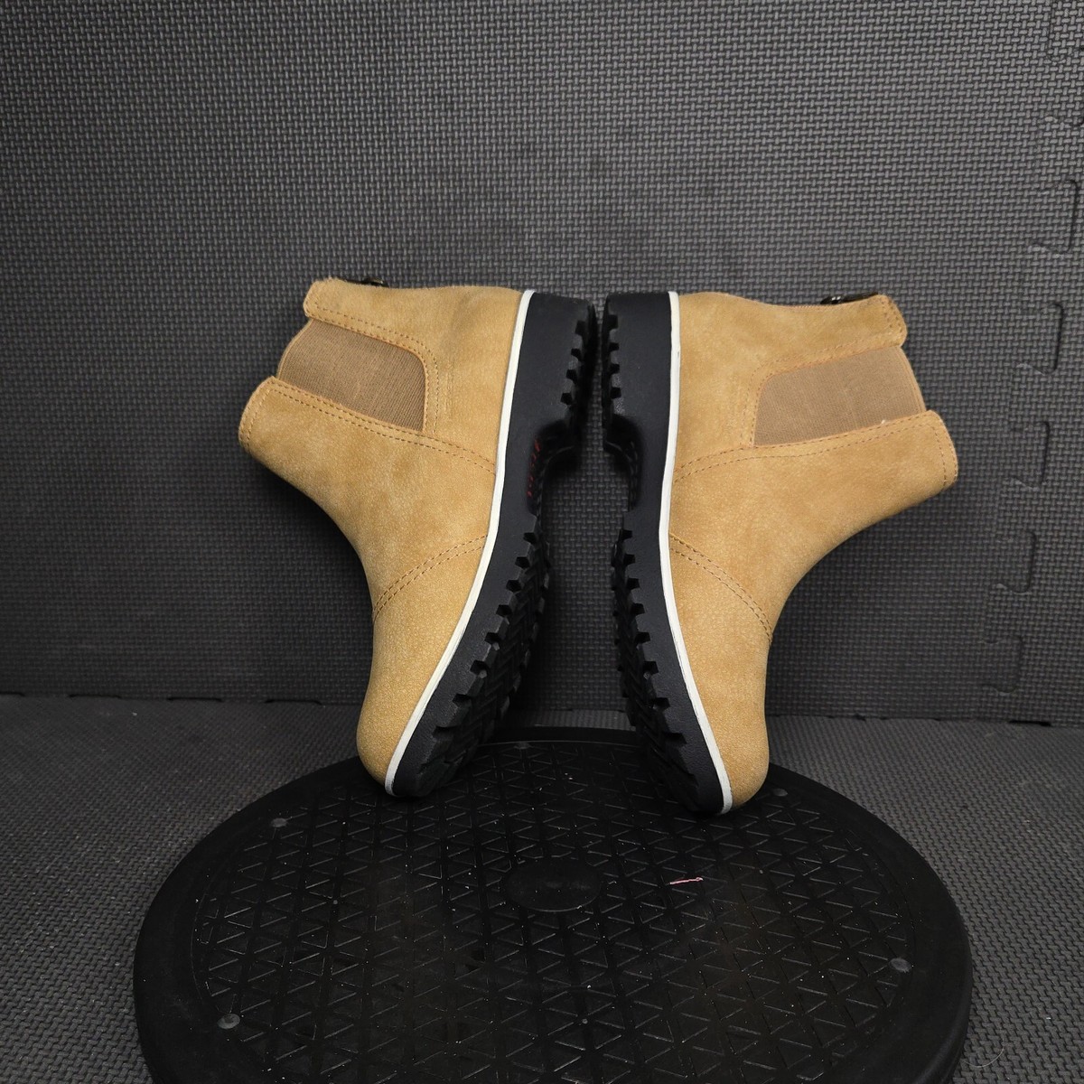 JBU Women's Peacock Water Resistant Ankle Boot - Brown, Size 7 - Sporty Chelsea Motorcycle Style - View #3
