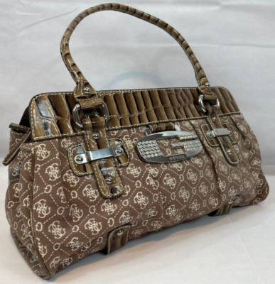 guess brown tote bag