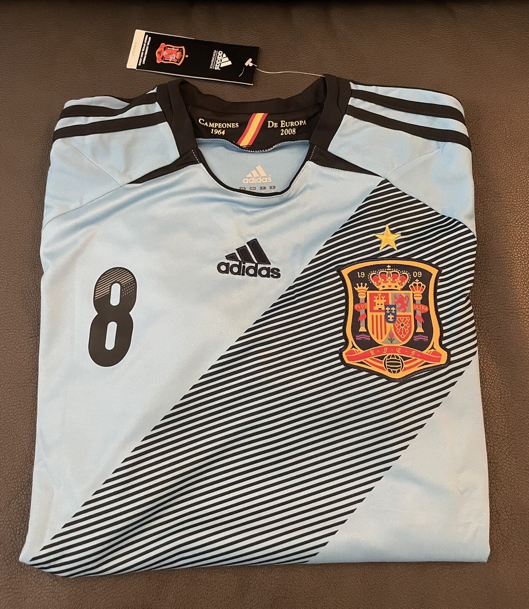 adidas - 2008 スペイン代表 #8 シャビ Sサイズ EURO優勝 ユニフォーム ADIDAS ESPAÑA XAVI CAMPEONES DE EUROPA 2008 SOCCER JERSEY
