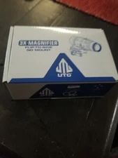 UTG 3X Magnifier with Flip-to-side QD Mount, W/E Adjustable - SCP-MF3WEQS