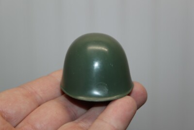 Vintage GI Joe 1964 - Army Helmet - 1st Issue L A R G E  F O N T Japan D-Lug  