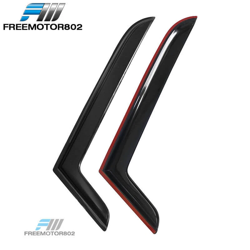 Se adapta a 97-06 Jeep Wrangler TJ viseras de ventana deflector protector solar de lluvia Foto 4 de 4