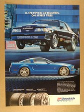 Ford Mustang Drag Car & GT photo 2006 BF Goodrich Tires vintage print Ad