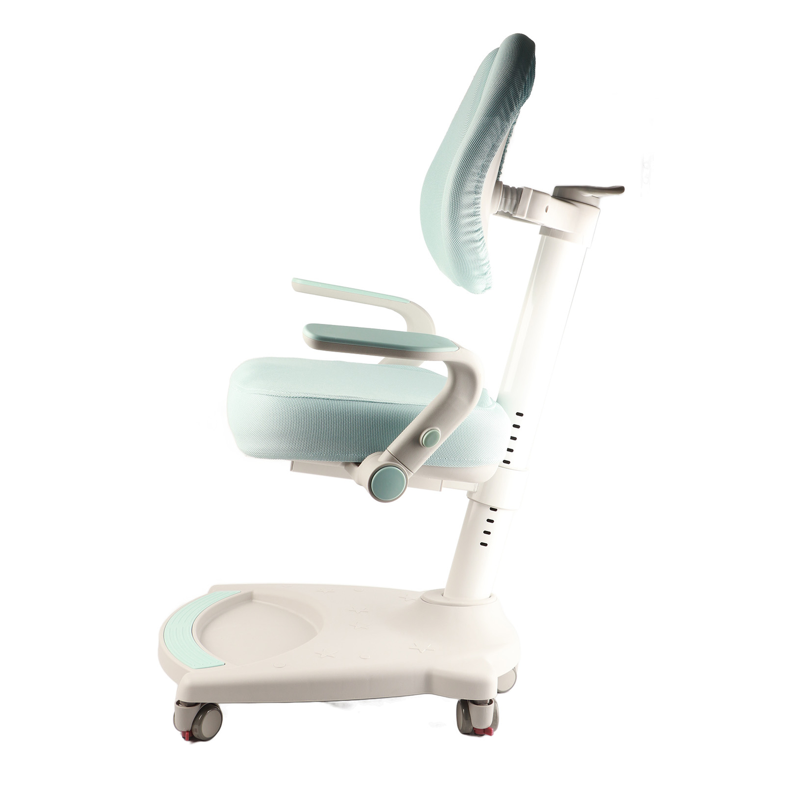 Ergonomic Kids Study Chair Adjustable Height Auto Brake Casters Kids Chair F GBD