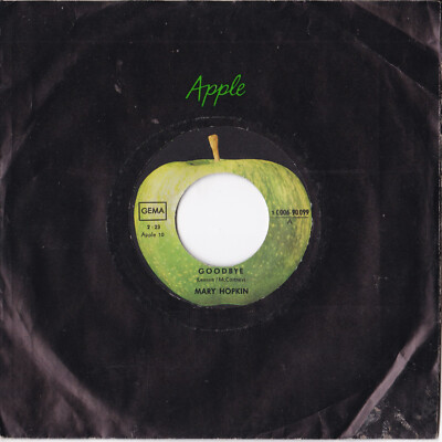 Mary Hopkin -Goodbye / Sparrow- 7'' 45 Apple Records (006 - 90.099)
