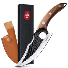 Chef Knife Japanese Kitchen Knives w/ Sheath for Cutting Cooking Hunting Camping