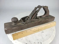 Vintage 15" Fulton Wood Block Plane Tool Co 2-1/8" Blade Antique Working Cabinet