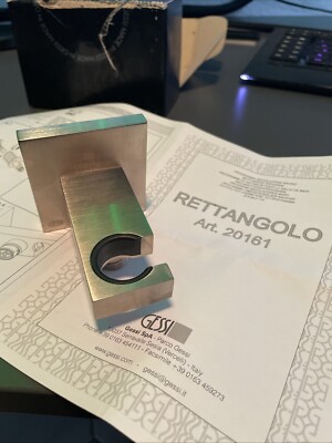 Gessi Rettangolo Art 20161 Wandanschlussbogen 1/2 und Halterung für Habdbrause