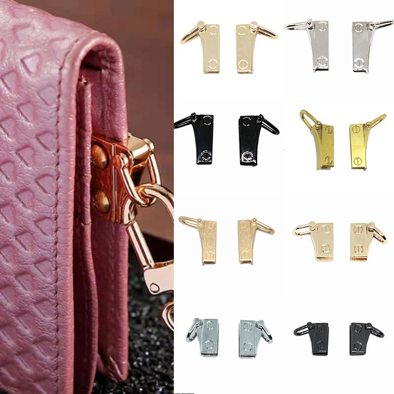 D Ring Screw Gold Brass Strap Connector for Lv Cosmetic pouch