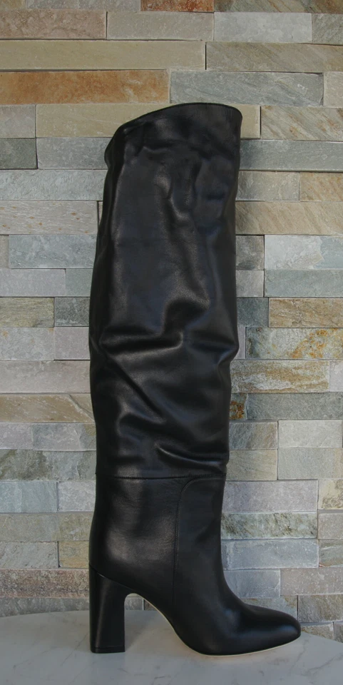 Stuart Weitzman Talla 37,5 sobre la Rodilla Botas Botines Negro Nuevo Ehemuvp - Imagen 2 de 4