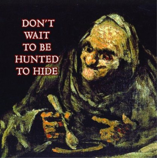 David Cronenberg's Wife Don't Wait to Be Hunted to Hide (CD) Album