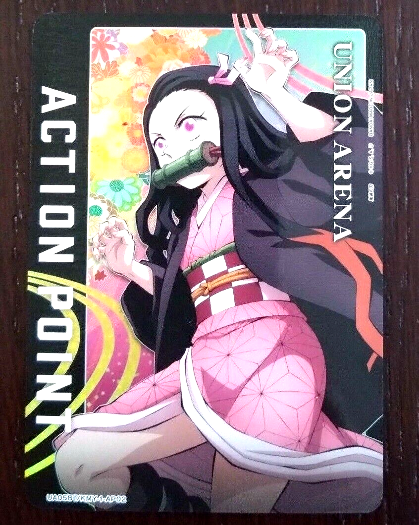 Union Arena Card Demon Slayer Nezuko Kamado Action Point AP Rare