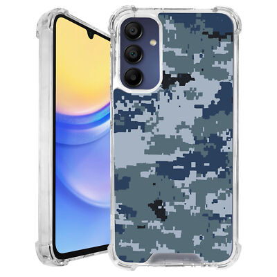 Case For [Samsung A25 5G][CRYSTAL CLEAR Fiber SET1] Slim Flexible Shock
