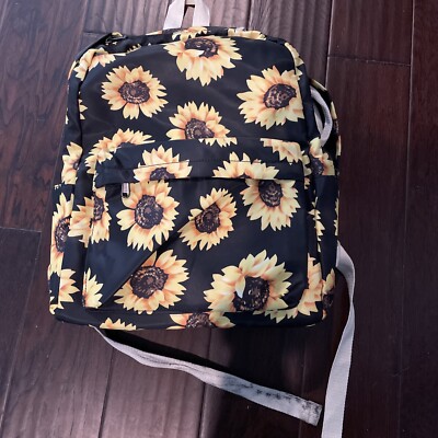 Sunflower Backpack, lunchbox, and pencil case