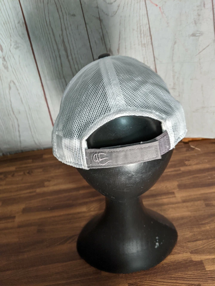 Открытый крышка унисекс серый/белый крышка сетки назад регулируемый один размер - Изображение 4 из 4