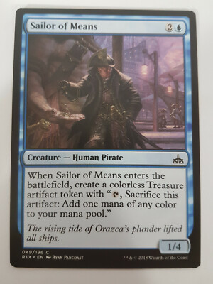Sailor of Means X4 Magic the Gathering MTG Rivals of Ixalan Blue Common