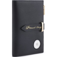 Airtag Passport Holder RFID Travel Passport Wallet Family Passport Holder Lad...