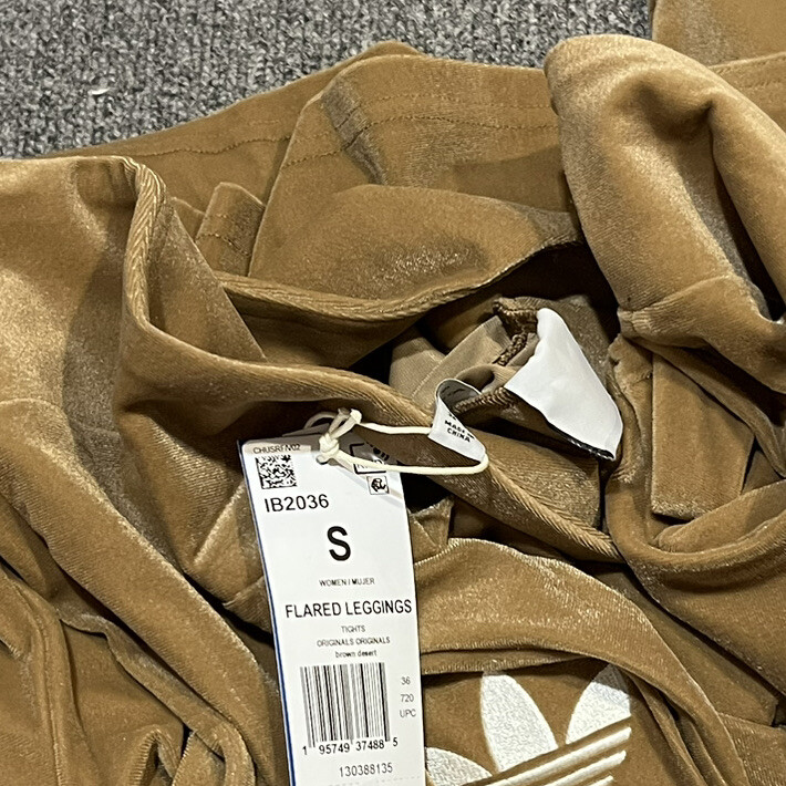 Adidas Adicolor Heritage Now Flared Leggings high rise velvet