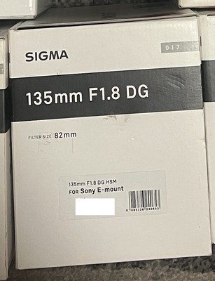 Sigma 135mm F1.8 DG HSM Art Sony E